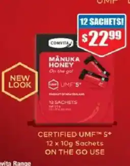 Chemist Warehouse Manuka honey on the golcertified umf 5+ offer