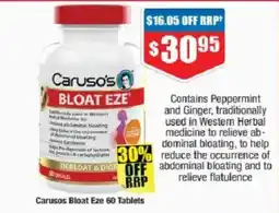 Chemist Warehouse Carusos bloat eze offer