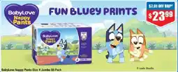 Chemist Warehouse Babylove nappy pants offer