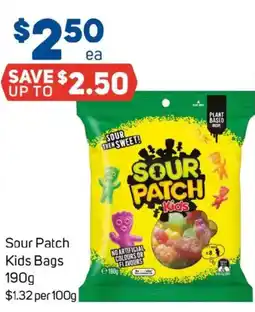 Foodland Sour patch kids bags offer