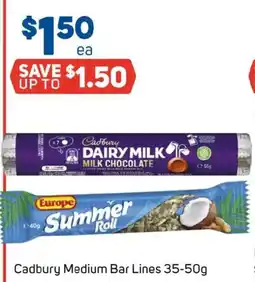 Foodland Cadbury medium bar lines offer