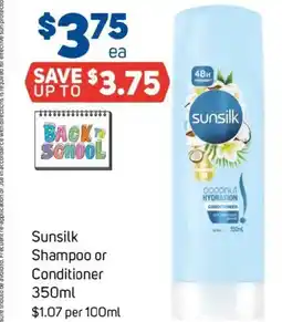 Foodland Sunsilk shampoo or conditioner offer