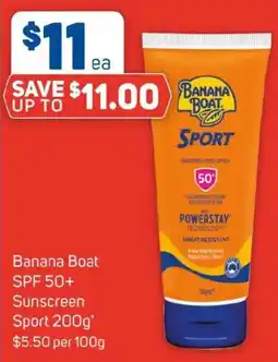 Foodland Banana boat spf 50+ sunscreen sport offer