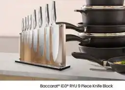 Myer Baccarat® ID3® RYU 9 Piece Knife Block offer