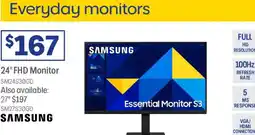 Officeworks Samsung 24" fhd monitor offer