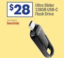 Officeworks Sandisk ultra slider -c flash drive offer