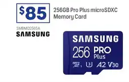Officeworks Samsung 2 pro plus microsdxc memory card offer