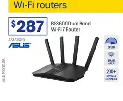 Officeworks Asus be3600 dual band wi-fi 7 router offer