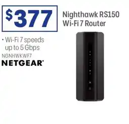 Officeworks Netgear nighthawk r$150 wi-fi 7 router offer