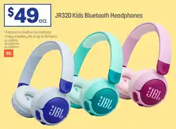 Officeworks Jbl jr320 kids bluetooth headphones offer