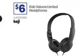Officeworks Keji kids volume limited headphones offer