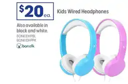 Officeworks Bon.elk kids wired headphones offer