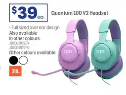 Officeworks Jbl quantum 100 v2 headset offer