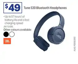 Officeworks Jbl tune 520 bluetooth headphones offer