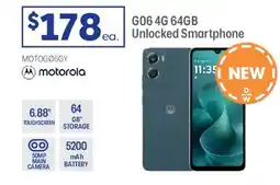 Officeworks Motorola g06 unlocked smartphone offer