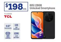 Officeworks Tcl 605128gb unlocked smartphone offer