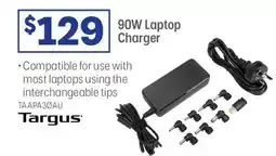 Officeworks Targus laptop charger offer