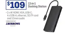 Officeworks J.burrows docking station offer