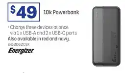 Officeworks Energizer powerbank offer