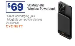 Officeworks Cygnett magnetic wireless powerbank offer