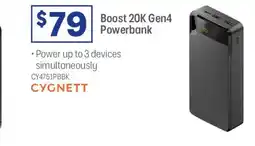 Officeworks Cygnett boost gen4 powerbank offer