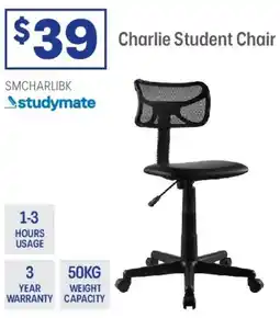 Officeworks Studymate charlie student chair offer