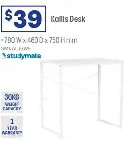 Officeworks Studymate kallis desk offer