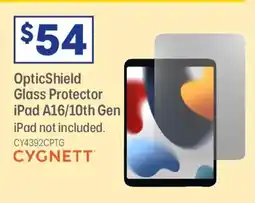 Officeworks Cygnett opticshield glass protector ipad offer