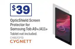 Officeworks Cygnett opticshield screen protector for samsung tab offer