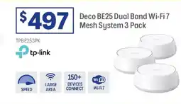 Officeworks Tp-link deco be25 dual band wi-fi 7 mesh system offer