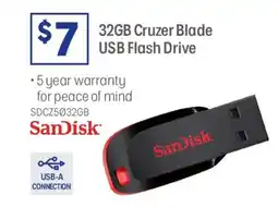 Officeworks Sandisk cruzer blade offer