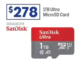 Officeworks Sandisk 1tb ultra microsd card offer
