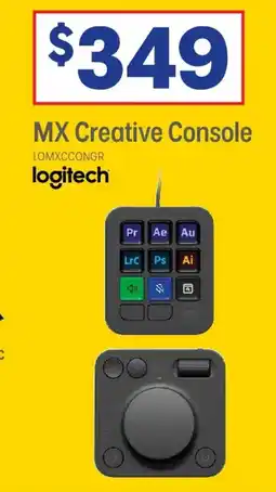 Officeworks Logitech mx creative console offer