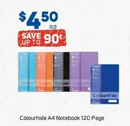 Foodland Colourhide a4 notebook offer