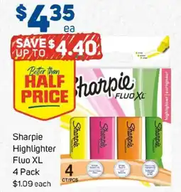 Foodland Sharpie highlighter fluo xl offer