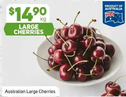 Foodland Australian large cherries offer