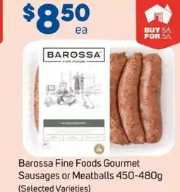 Foodland Barossa fine foods gourmet sausages or meatballs offer