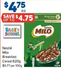 Foodland Nestlé milo breakfast cereal offer