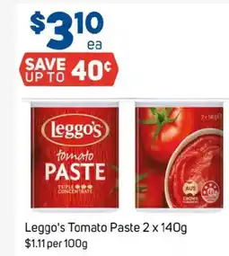 Foodland Leggo's tomato paste offer