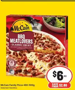 IGA McCain Family Pizza offer