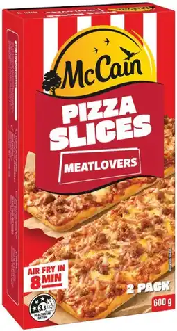 IGA McCain Pizza Slices Selected Varieties offer