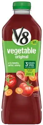 IGA V8 Fruit & Vegetable Juice Selected Varieties offer