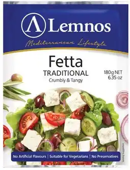 IGA Lemnos Fetta Cheese 180‑200g Selected Varieties offer