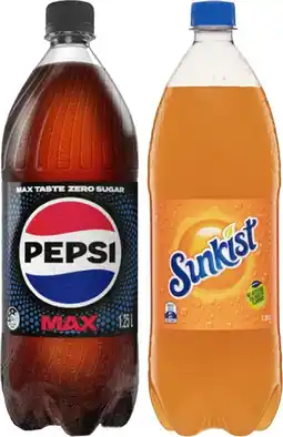 IGA Pepsi, Sunkist or Solo 1.25 Litre Selected Varieties offer