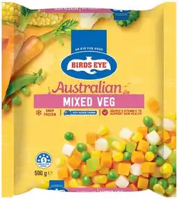 IGA Birds Eye Snap Frozen Mixed Vegetables Selected Varieties offer