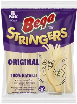IGA Bega Cheese Stringers Selected Varieties offer