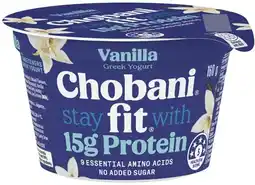 IGA Chobani Fit Protein Greek Yogurt Pot Selected Varieties offer