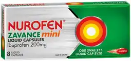 IGA Nurofen Zavance Mini Ibuprofen 200mg Liquid Capsules offer