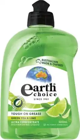 IGA Earth Choice Ultra Concentrate Dishwashing Liquid Selected Varieties offer
