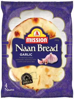 IGA Mission Naan Bread Selected Varieties offer